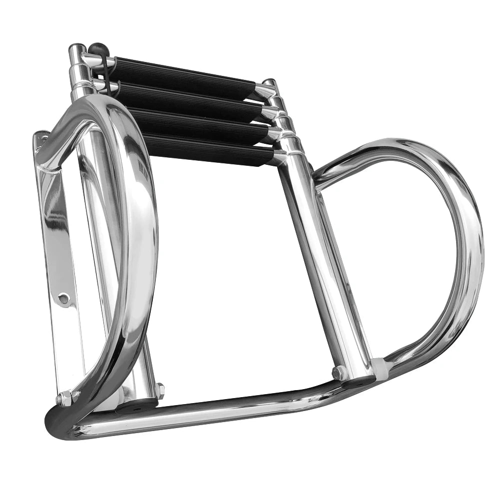 4-Step Folding Boat Boarding Ladder - Marine