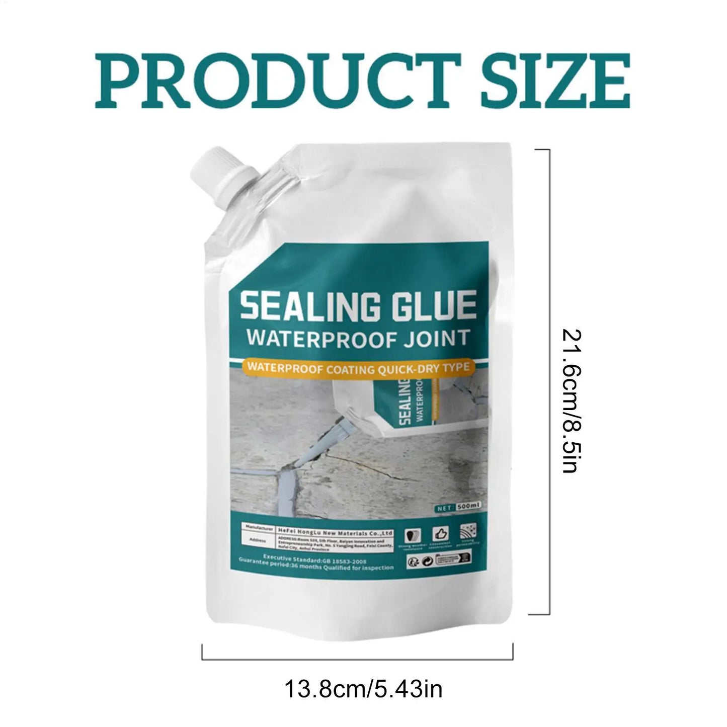 Concrete Slab Crack Filler 500ml - Quick-Drying