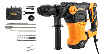 1500W Rotary Hammer Drill 32mm, 4 Modes - Corded