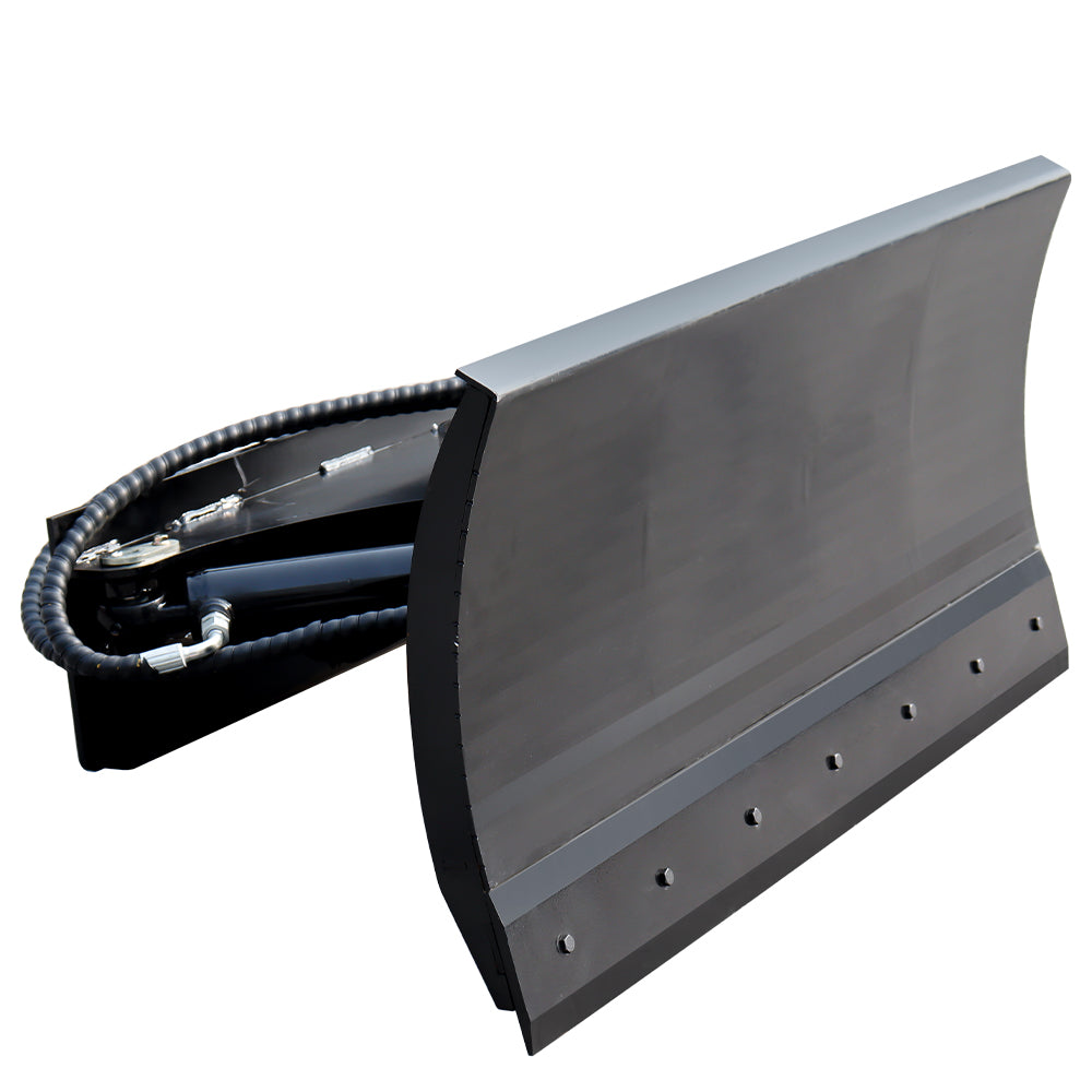 Hydraulic Skid Steer Snow Plow, 30° Left & Right for Skid Steer Loader