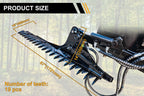 59' Hedge Lawn Mower String Trimmer Attachment for Skid Steer, Grass Cutting Machine