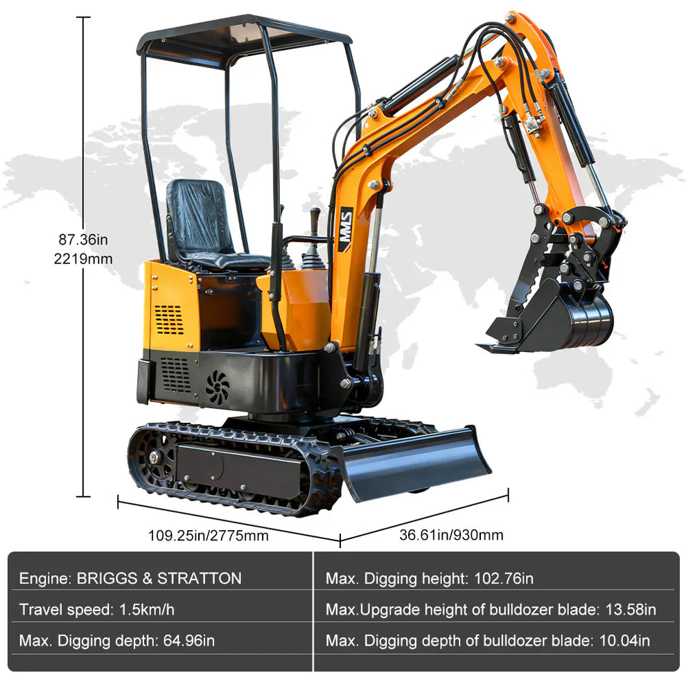 Mini Excavator with Hydraulic Thumb