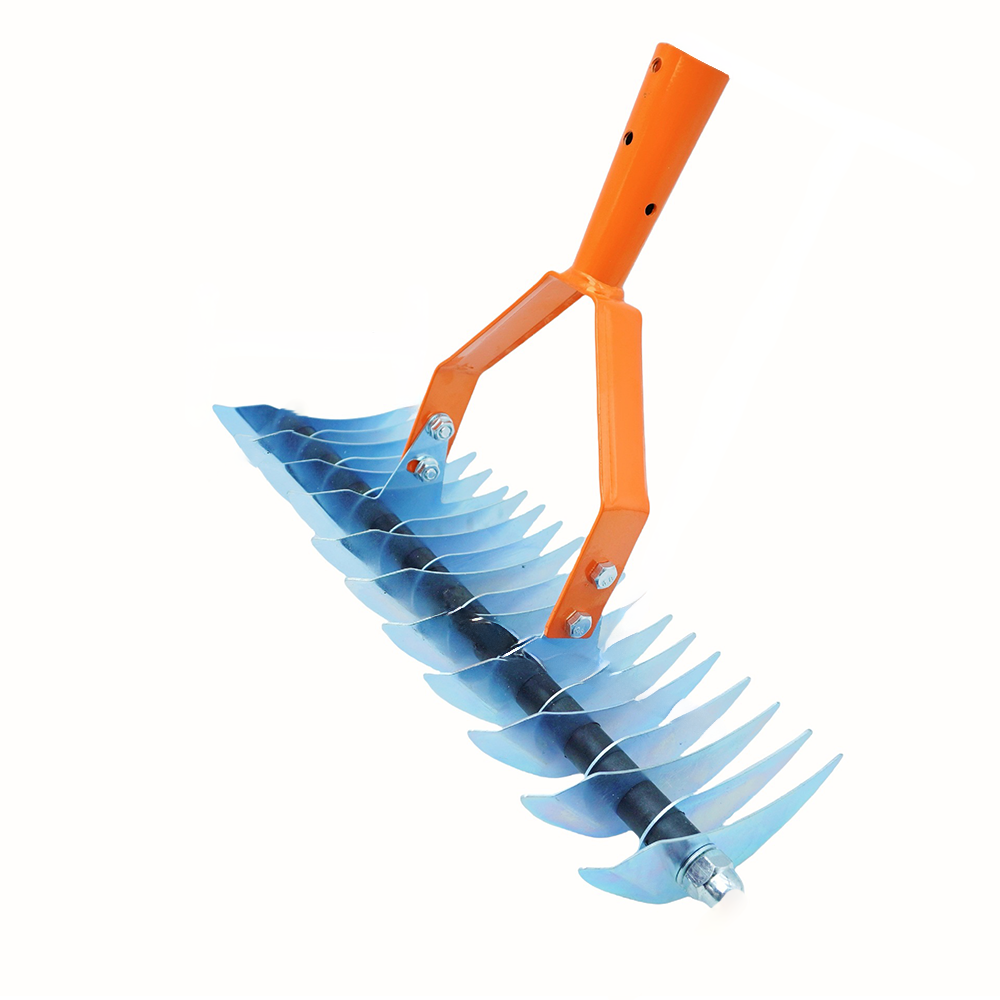 Thatch Rake for Lawn Care Detachable Dethatching Rake Garden Leaf Rake Soil Cultivator Lawn Aerator Tool with Adjustable Handle