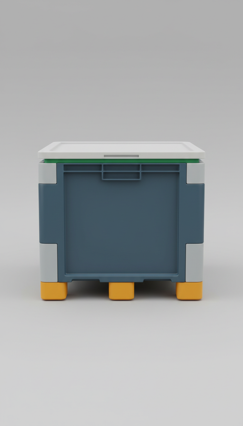 Plastic Pallet Bin with Forklift Access