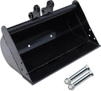 Flat Bucket 500/600/800/1000mm Toothless Excavator Buckets Attachment for Mini Excavator Digger