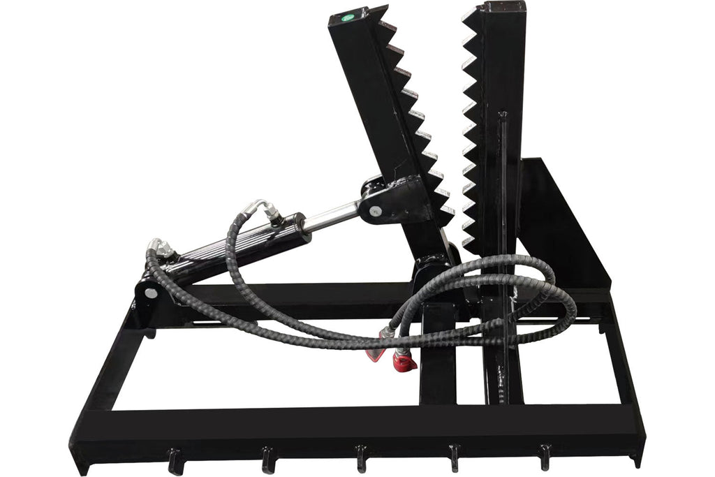 Skid Steer Tree Puller Attachment, 24.41' Post Puller