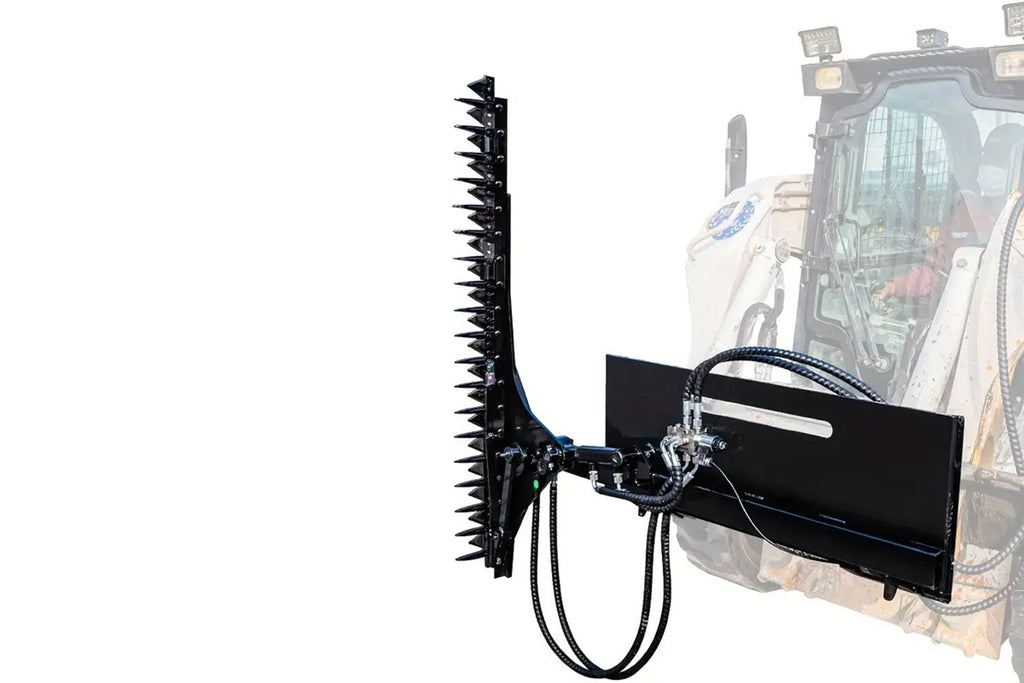 59' Hedge Lawn Mower String Trimmer Attachment for Skid Steer, Grass Cutting Machine