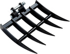 Rake Metal Wide Backhoe Rake Attachment for Mini Excavator Digger