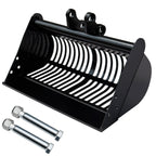 600mm/800mm Sand Bucket Attachment for Mini Excavator Digger