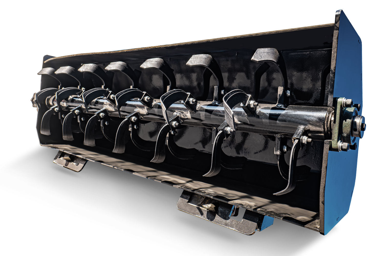 57' Skid Steer Rotary Tiller, 6' Tilling Depth Attachment