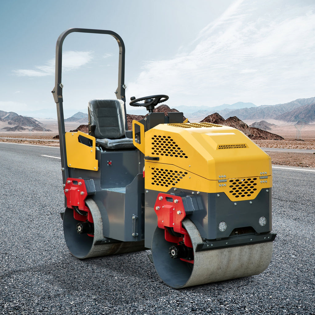 Rato Engine 1.0 ton Asphalt Roller for Sale, Hydraulic Vibrating, Double Steel Wheel