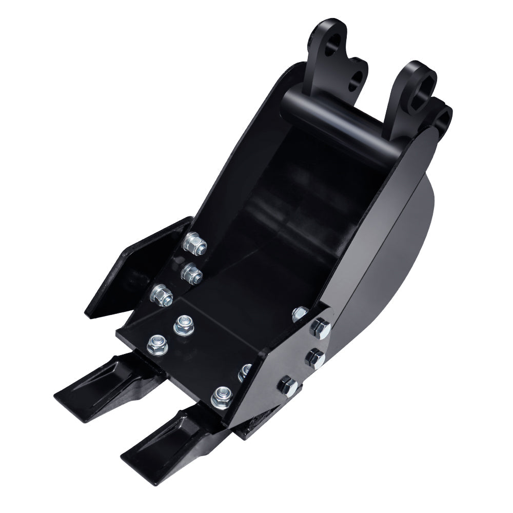 Narrow Bucket Ripper Rake Auger Total  8 pcs Attachment for Mini Excavator