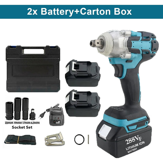 520Nm Brushless Impact Wrench 1/2" for Makita 18V