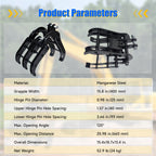 Excavator Grabber attachment for Garden Forestry Orchard Machinery