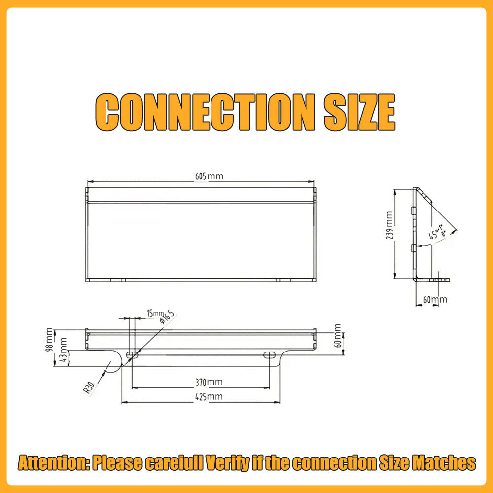Skid Steer Trailer Receiver Hitch Attachment