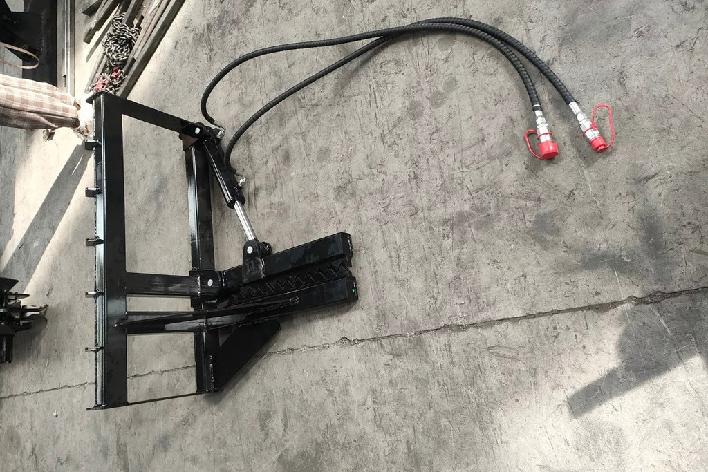 Skid Steer Tree Puller Attachment, 24.41' Post Puller