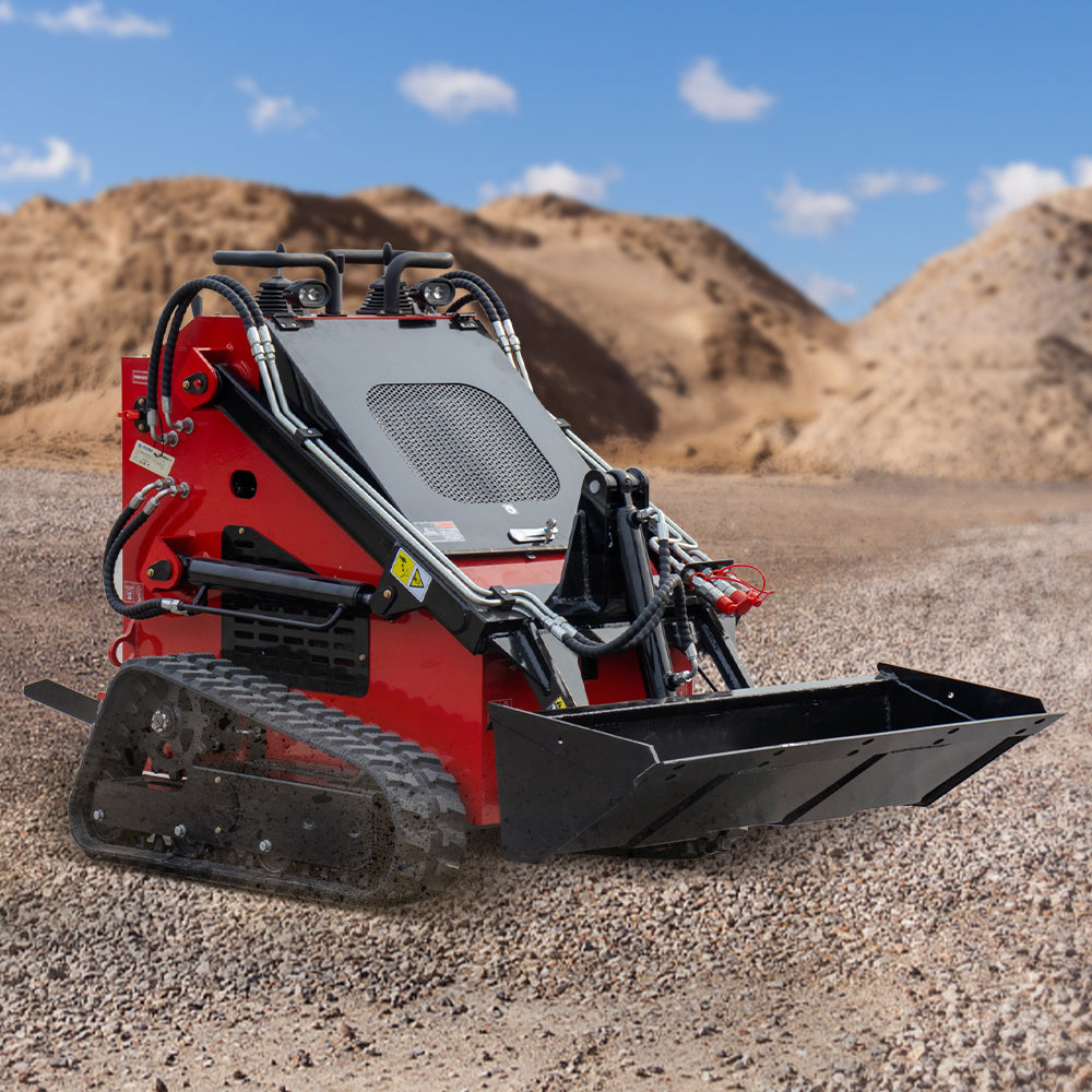23 HP, 890 Kg Mini Track Skid Steer Loader