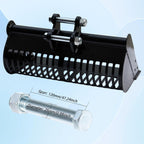 600mm/800mm Sand Bucket Attachment for Mini Excavator Digger