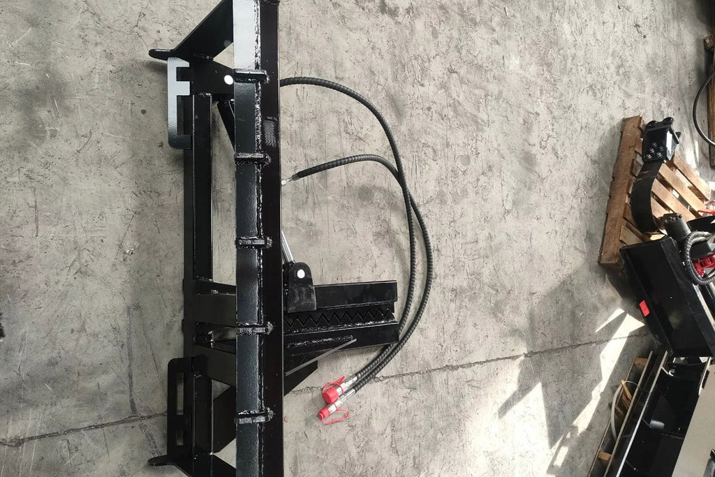 Skid Steer Tree Puller Attachment, 24.41' Post Puller