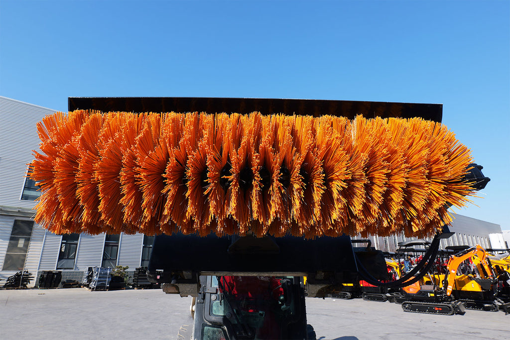 61' Sweeper Broom Attachment , 30-50r/min, for Skid Steer Loader