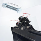 Hydraulic Tilt Bucket for Mini Excavator – 600mm/800mm/1000mm Width