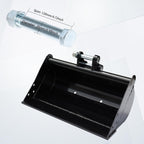 Flat Bucket 500/600/800/1000mm Toothless Excavator Buckets Attachment for Mini Excavator Digger