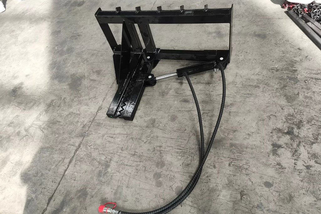 Skid Steer Tree Puller Attachment, 24.41' Post Puller