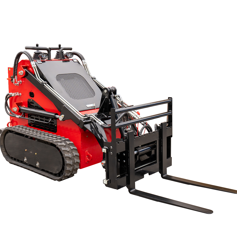 Hydraulic Side Shift Pallet Forks&Frame Attachment for Mini Skid Steer Loader