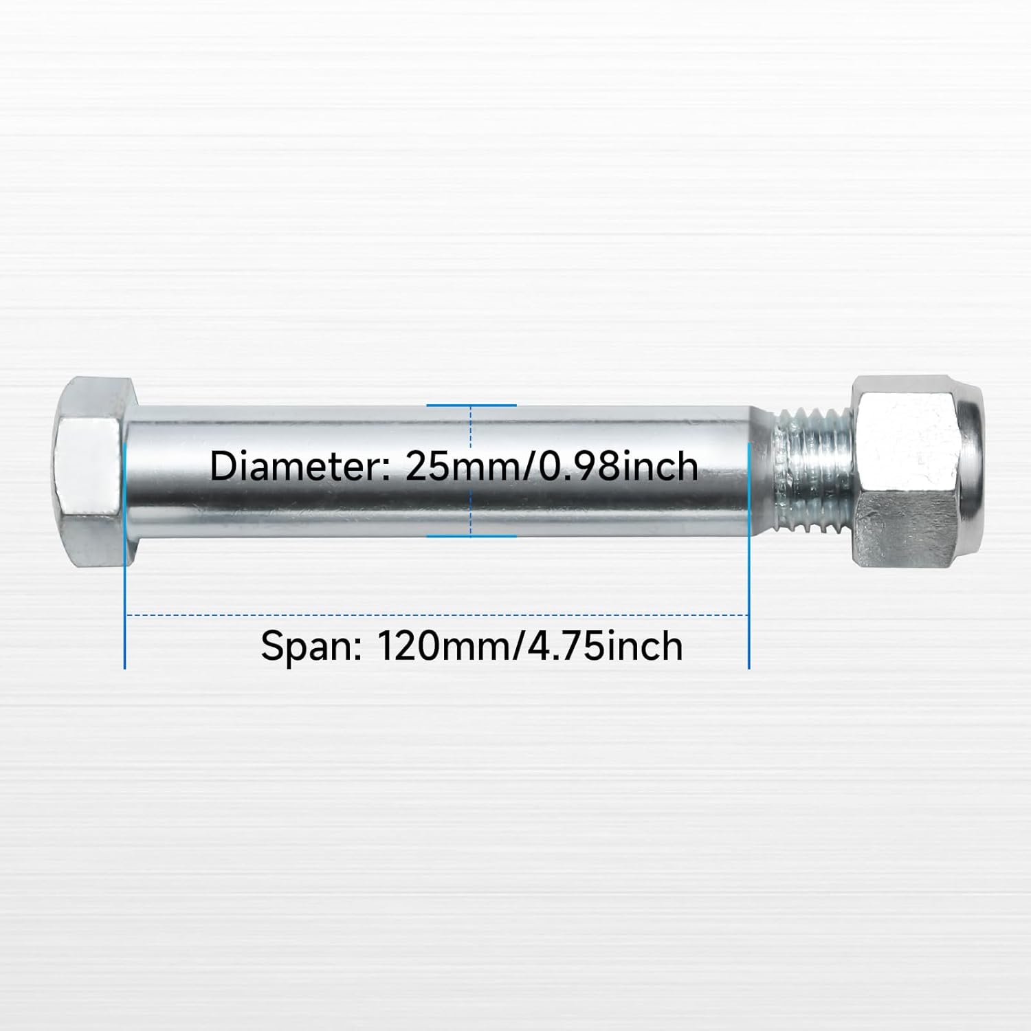 Mini Excavator Bucket Pins 0.98in/25mm
