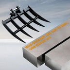 Rake Metal Wide Backhoe Rake Attachment for Mini Excavator Digger