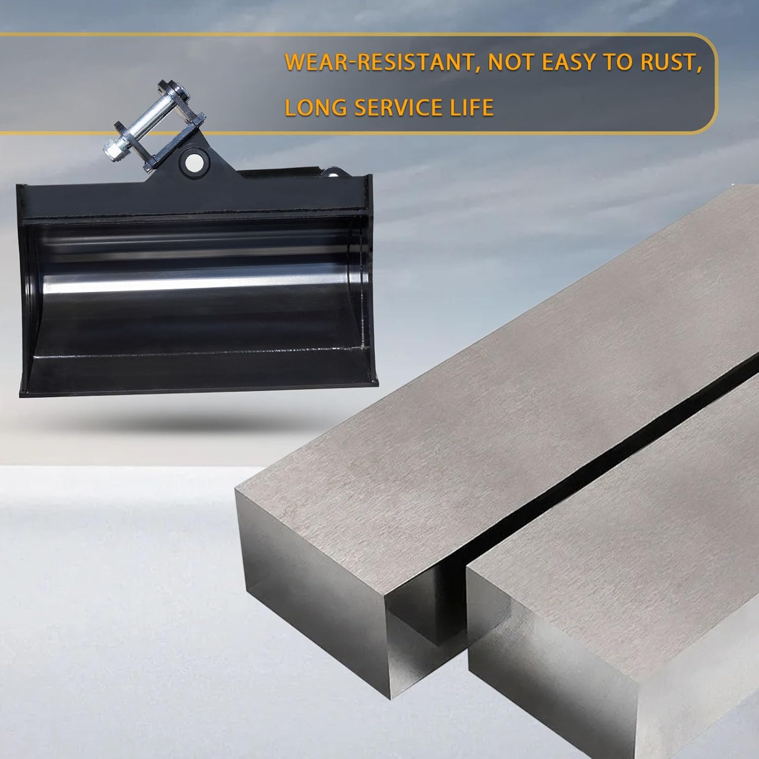 Hydraulic Tilt Bucket for Mini Excavator – 600mm/800mm/1000mm Width