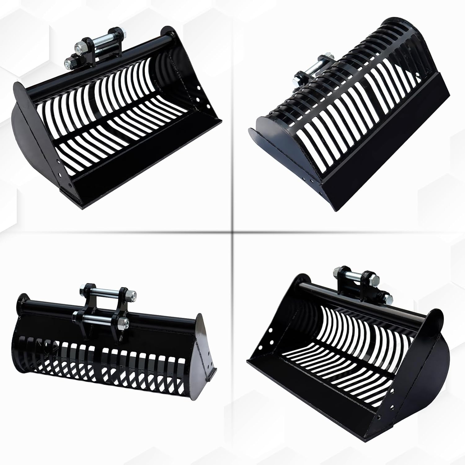 600mm/800mm Sand Bucket Attachment for Mini Excavator Digger