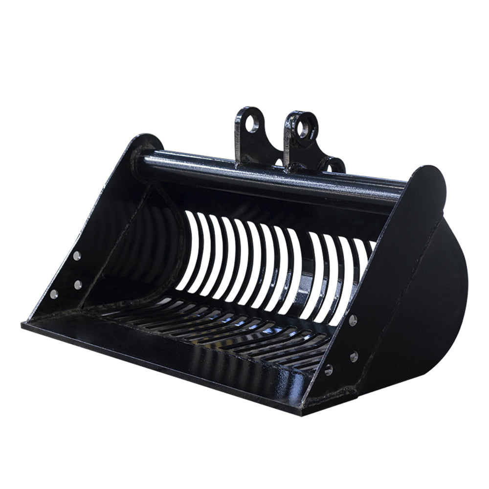 Narrow Bucket Ripper Rake Auger Total  8 pcs Attachment for Mini Excavator