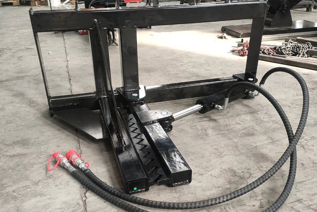 Skid Steer Tree Puller Attachment, 24.41' Post Puller