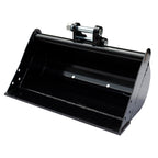 Narrow Bucket Ripper Rake Auger Total  8 pcs Attachment for Mini Excavator