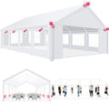 20x30ft Party Tent Gazebo Heavy Duty Canopy Banquet Shed Pavilion With 6 Sidewall Commercial Wedding Gazebo UV 50+ Waterproof