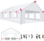 20x30ft Party Tent Gazebo Heavy Duty Canopy Banquet Shed Pavilion With 6 Sidewall Commercial Wedding Gazebo UV 50+ Waterproof