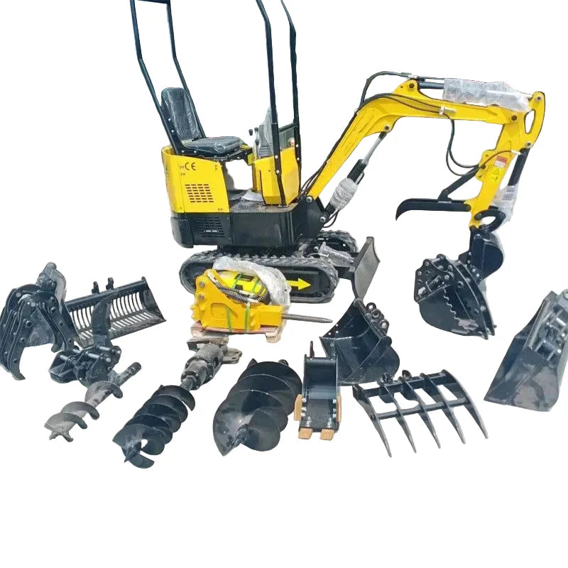 Mini Excavator 0.8 1 2 5 Ton Crawler Excavator CE EPA Euro V Kubota Engine Hydraulic Excavator Diesel Engine Compact digger