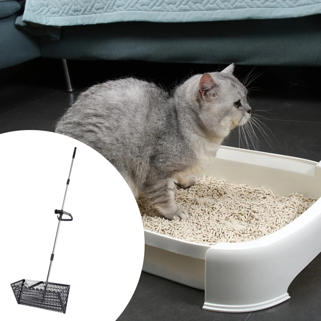 Sand Rake Premium Sifting Easy Cleanup Large Telescopic Handle Beach Sifter,Sifting Cat Litter Scooper Comfortable Handle