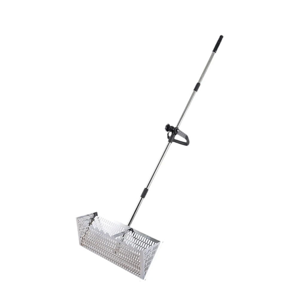 Sand Rake Premium Sifting Easy Cleanup Large Telescopic Handle Beach Sifter,Sifting Cat Litter Scooper Comfortable Handle