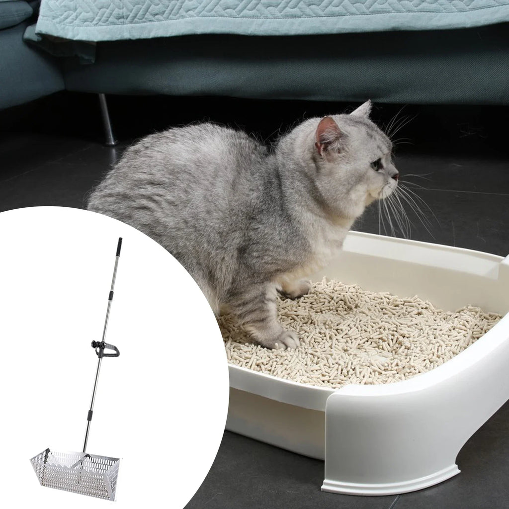 Sand Rake Premium Sifting Easy Cleanup Large Telescopic Handle Beach Sifter,Sifting Cat Litter Scooper Comfortable Handle