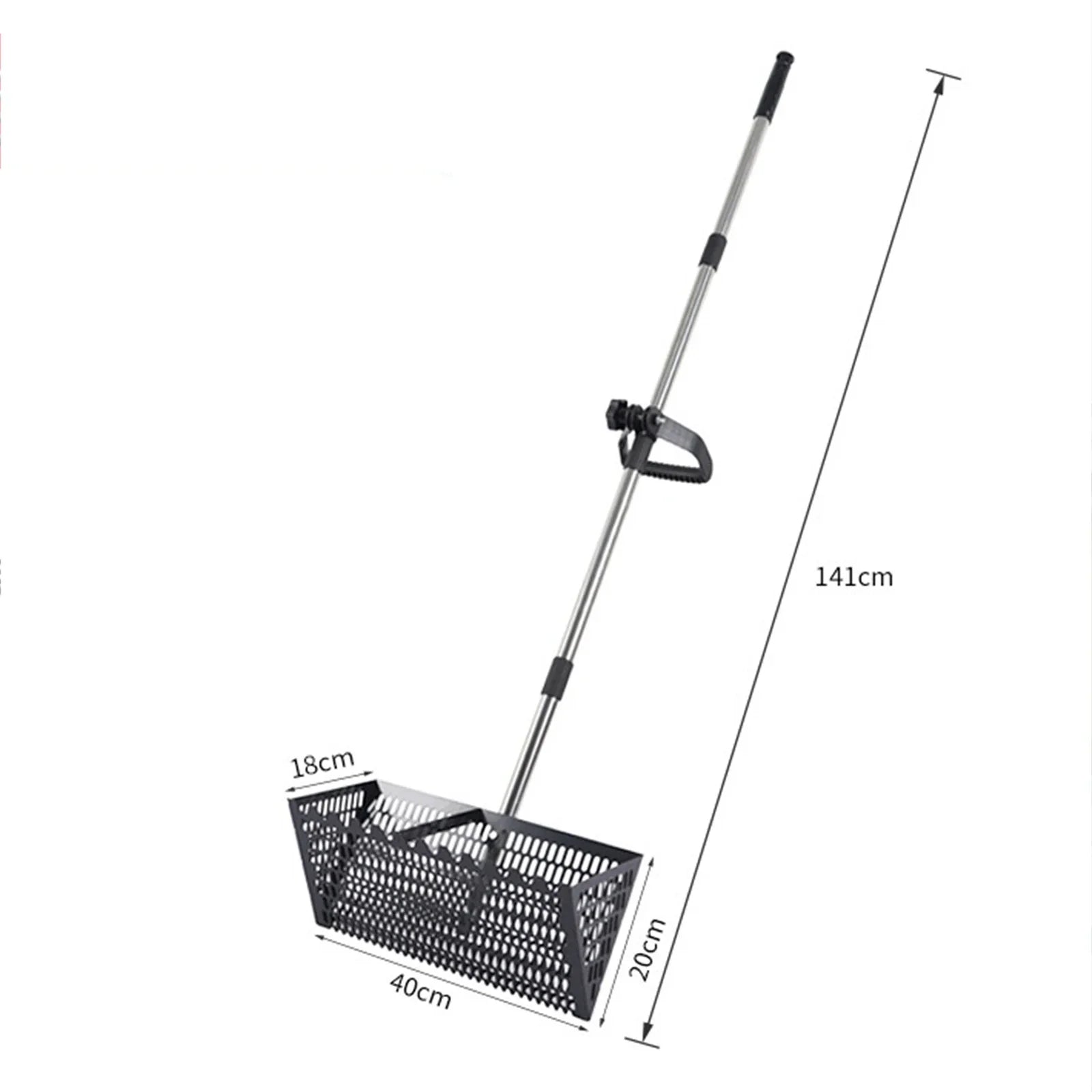 Sand Rake Premium Sifting Easy Cleanup Large Telescopic Handle Beach Sifter,Sifting Cat Litter Scooper Comfortable Handle