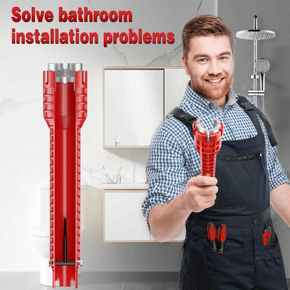 8-in-1 Plumbing Wrench - Faucet & Sink Installer Tool