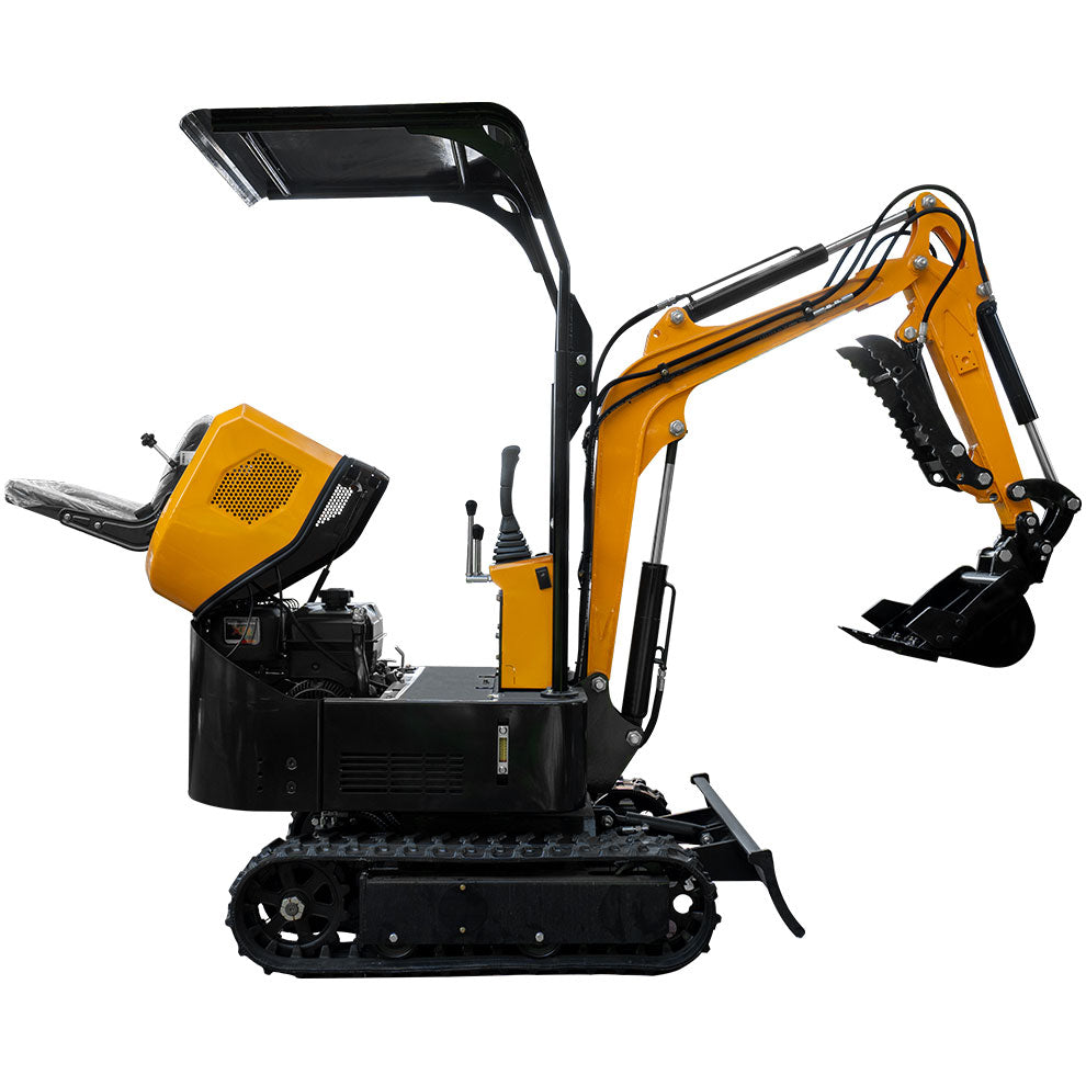 13.5 HP,1 tons Mini Compact Excavator, Gasoline,  With Thumb Clip