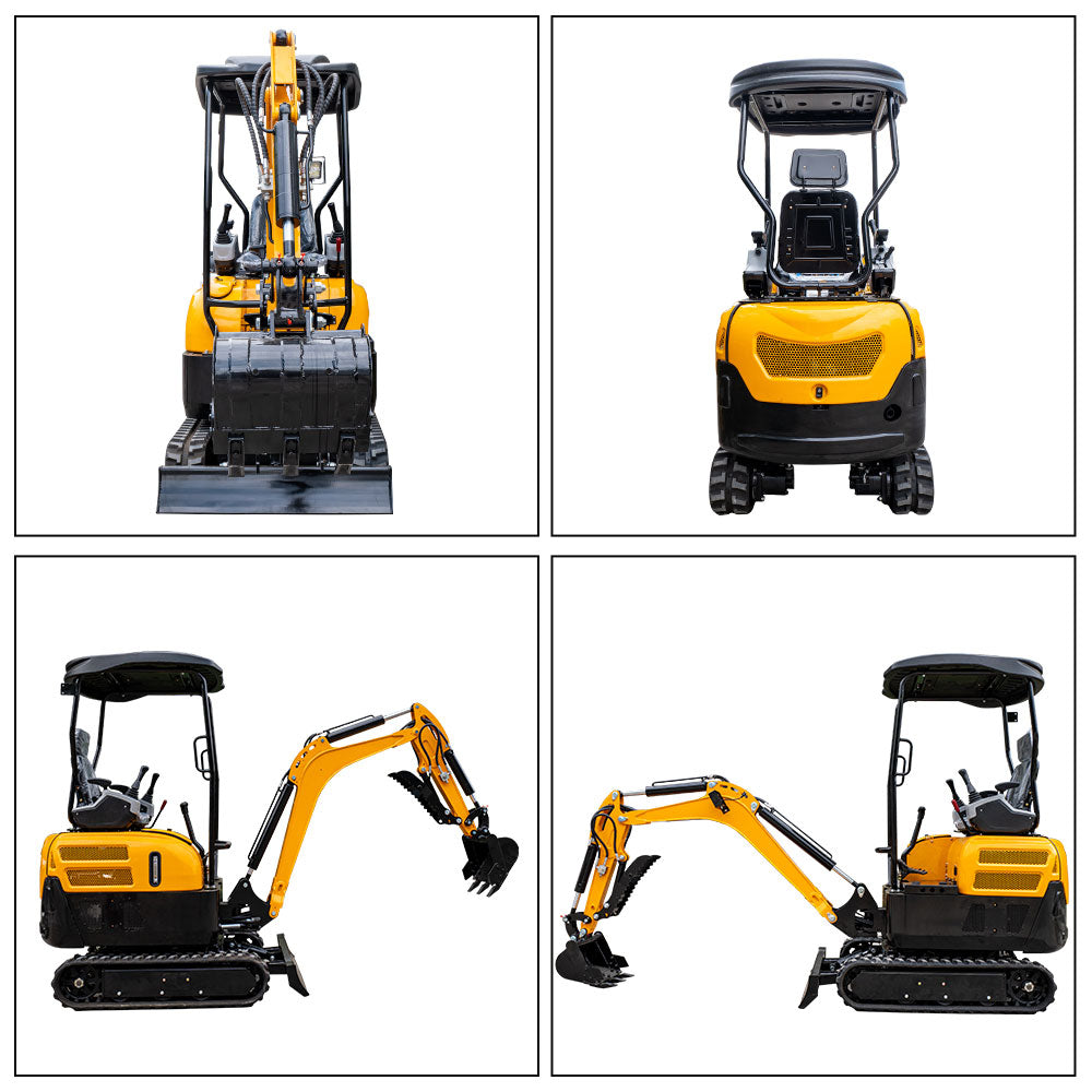 2-Tons Mini Excavator, Kubota Diesel Engine,Hydraulic Pilot Excavator With Hydraulic Thumb, Side Swing For Sale