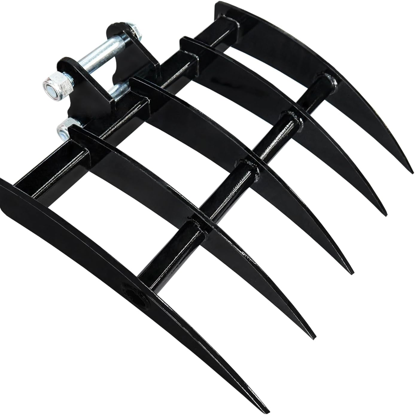 Rake Metal Wide Backhoe Rake Attachment for Mini Excavator Digger