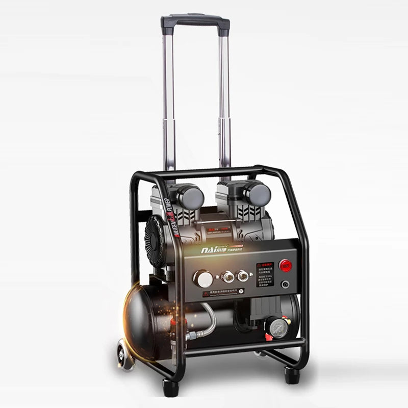 Silent Oil-Free Air Compressor for Painting & Woodwork