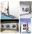 4 Meter Inkjet Wall Printer Wall Pen 3D UV Vertical Printing Machine 5/7 Color for Wall cement wood Metal Bricks Paper 2.5*6m