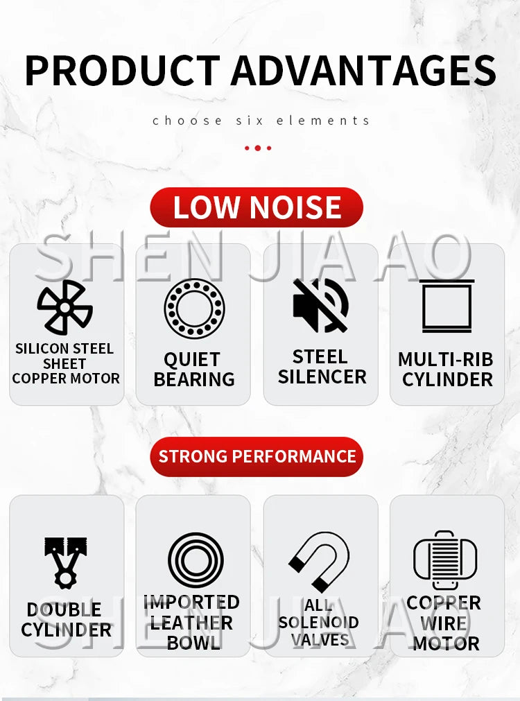 Silent Oil-Free Air Compressor for Painting & Woodwork