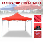 3X3M/2X2M Canopy Top Cover Replacement Four-Corner Tent Cloth Foldable Rainproof Patio Pavilion Replace Gazebo Canopy Top Cover